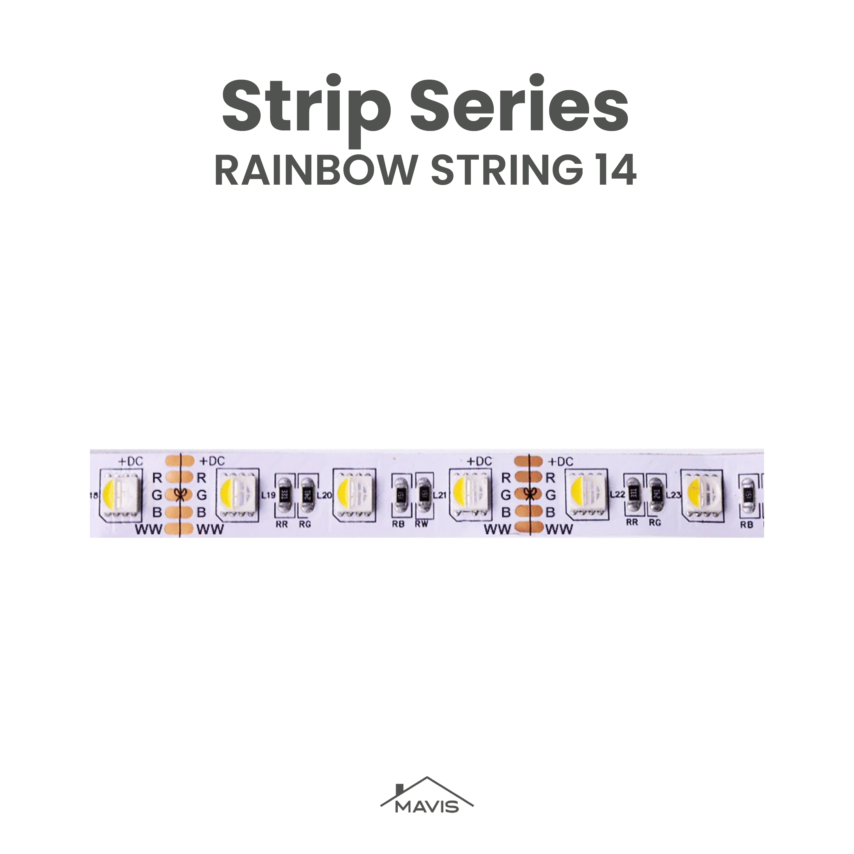 Rainbow String 14
